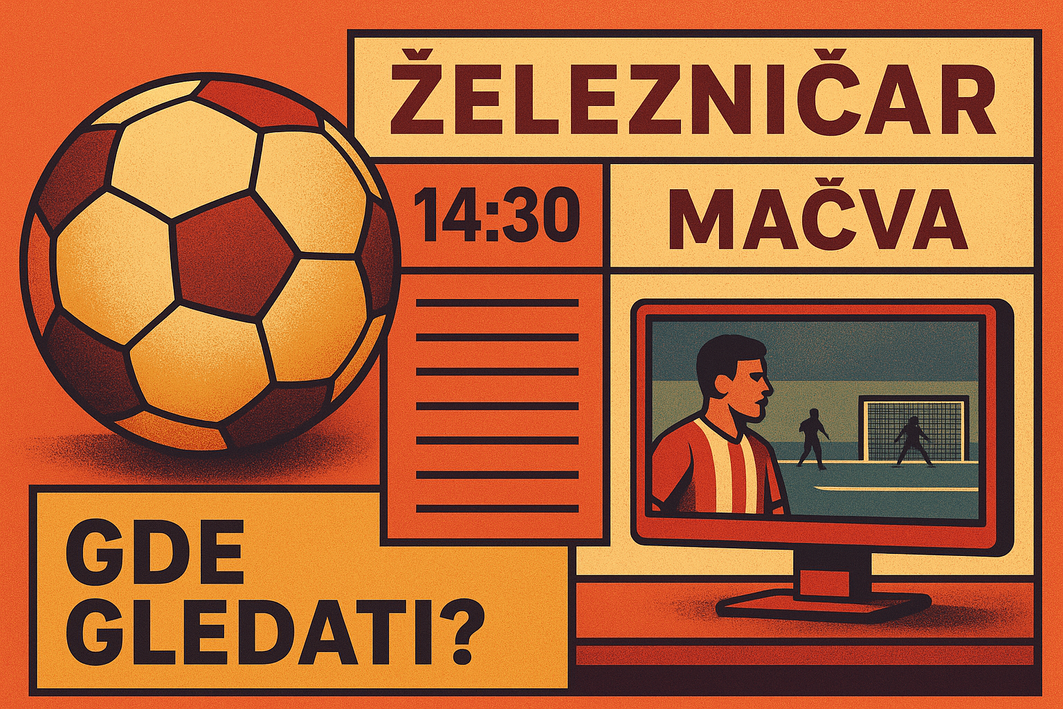 Železničar - Mačva: satnica i gde pratiti prenos